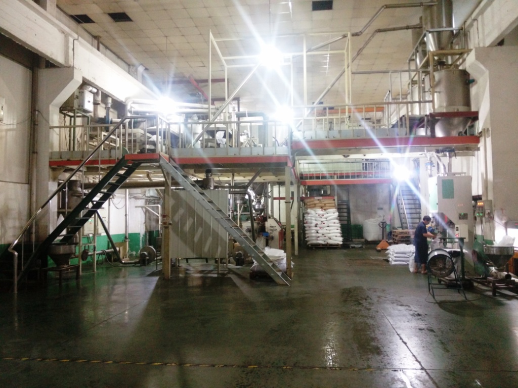 PVC粒料生產(chǎn)車間